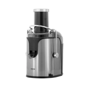 VIVAX HOME AJ-800 inox juicer with 800W power and 1.5L pulp container front side view left
