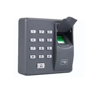 ZKTeco X6 fingerprint biometric access control device for door entry system front side view
