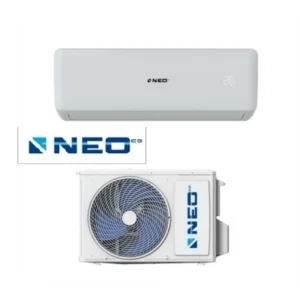 NEO ECO Prime G12C5C4 QCR3DI 12000BTU inverter air conditioner with A++ energy rating and R32 refrigerant front side view
