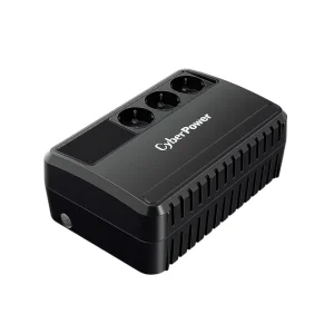 CyberPower BU650EG 650VA 360W line interactive UPS with AVR and surge protection front side view