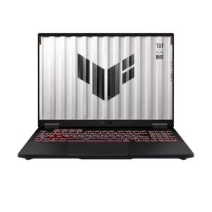 ASUS TUF A16 gaming laptop with Ryzen 7 260 processor, RTX 5070 graphics, 16GB RAM, 512GB SSD and 16-inch 165Hz display front view