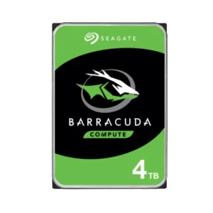 Seagate HDD 4TB ST4000DM004 3.5 inch SATA III hard drive with 256MB cache and 5400RPM speed front view