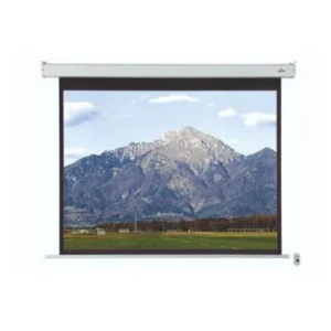 VEGA EL W 200 Electric Projection Screen 16:9 with Remote Control 200 x 152 cm front view