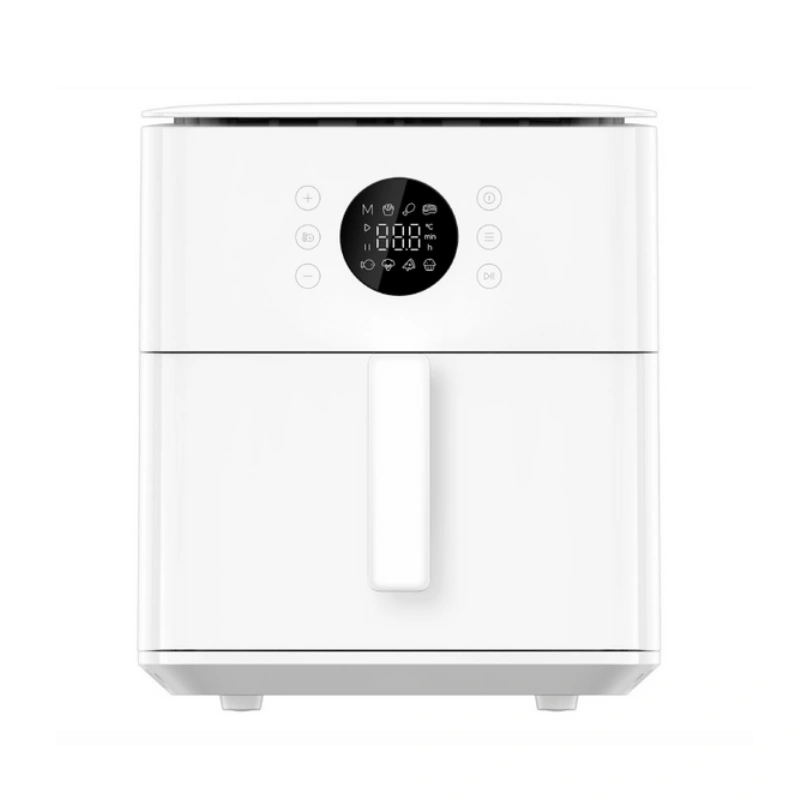 XIAOMI Air Fryer 6.5L White BHR083MEU hot air fryer with 1700W power, 7 cooking programs, 360 degree convection heating and large capacity front view
