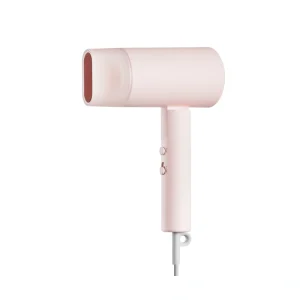 XIAOMI Compact Hair Dryer H101 Pink EU BHR7474EU with negative ion technology and 1600W power front side view