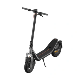 Xiaomi Electric Scooter 6 BHR08R2GL electric scooter with 800W motor, 45km range, 12 inch wheels, LED display and foldable design front side view