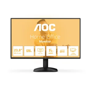 AOC 24B31H 23.8 Inch Full HD IPS 120Hz Adaptive Sync Office Monitor Black front view