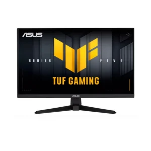 ASUS VG249QE5A TUF 23.8 Inch Full HD IPS 146Hz Gaming Monitor with ELMB SYNC HDMI DisplayPort Built-in Speakers front view