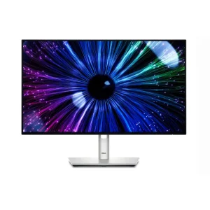 DELL UltraSharp U2424HE 23.8 inch Full HD 120Hz USB-C IPS Professional Monitor White front view