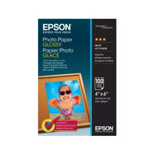 EPSON C13S042548 glossy photo paper 100x150mm 200gsm 100 sheets front view