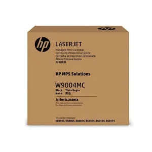 Original HP W9004MC Black Managed LaserJet toner cartridge front view