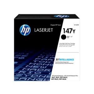 HP 147Y W1470Y Original Extra High Yield Black LaserJet Toner Cartridge with JetIntelligence front view