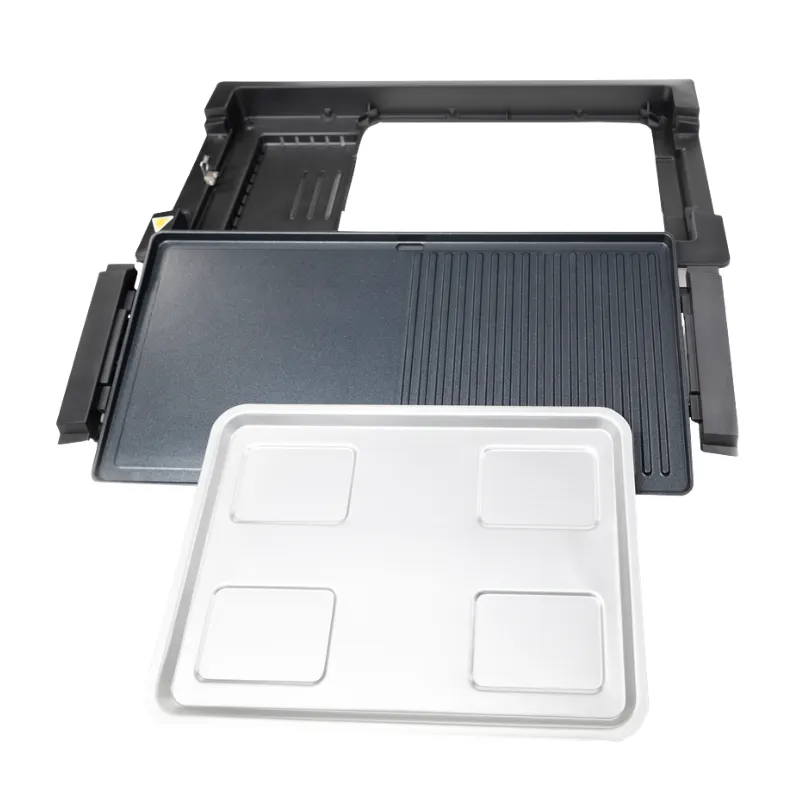VIVAX HOME EG-5010X 2200W electric grill with non-stick cooking plate front upper view