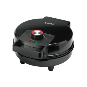 VIVAX HOME WM-1200TB 1200W waffle maker with non-stick cooking plate and thermostat front side view