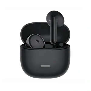 Xiaomi Buds 8 Active Black wireless Bluetooth 5.4 earbuds with charging case front view