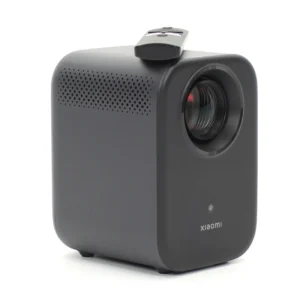 XIAOMI Mi Smart Projector L1 BHR9417EU Full HD Android TV Smart Projector Black with Bluetooth Remote front side view