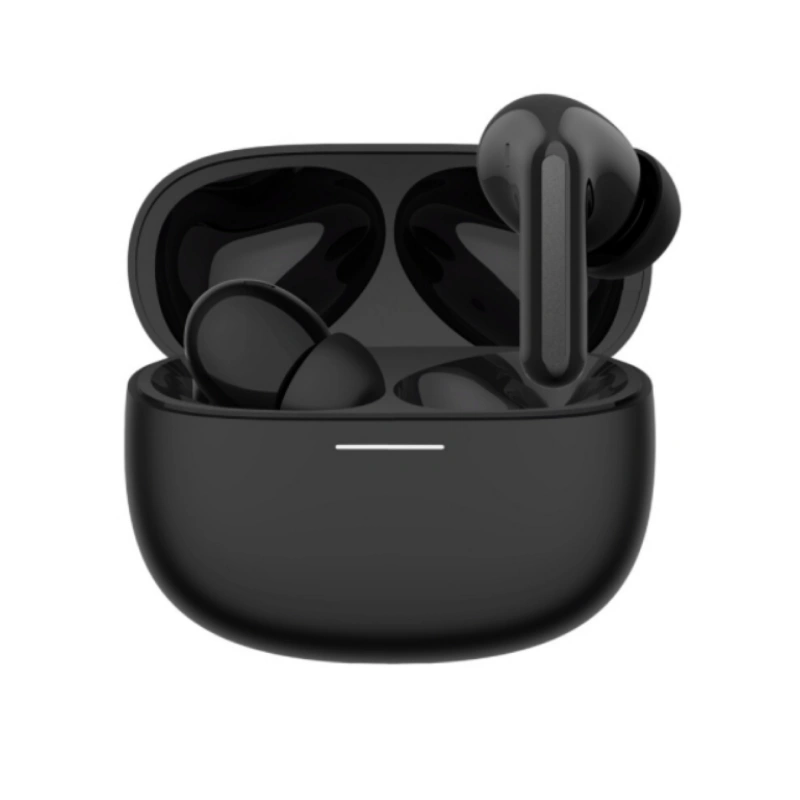 Xiaomi Redmi Buds 8 Black wireless Bluetooth 5.4 earbuds with ANC and charging case front view