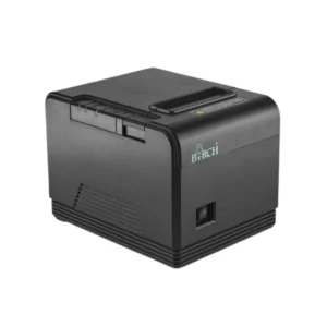 BIRCH 80mm Thermal POS Printer with USB Serial and Ethernet front side view