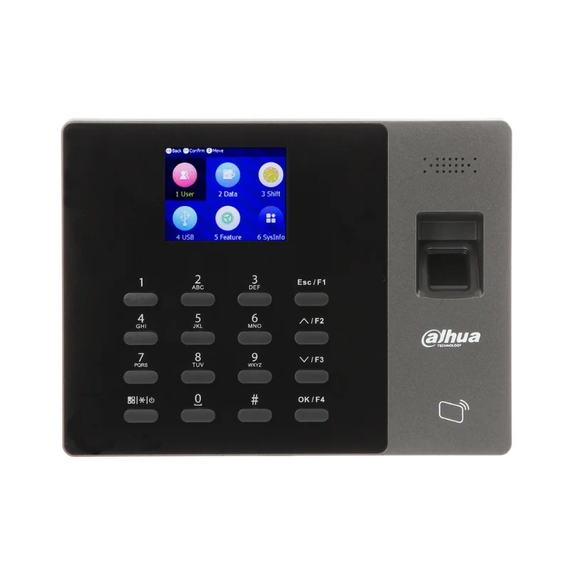 Dahua ASA1222G Time Attendance Terminal with Fingerprint and Card Reader front view