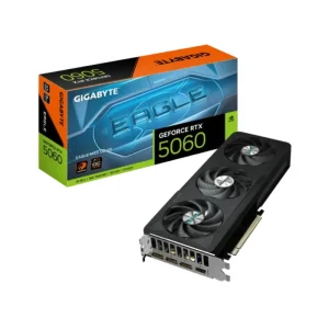 GIGABYTE GeForce RTX 5060 EAGLE MAX 8GB GDDR7 Graphics Card front side view with package