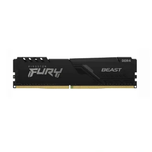 Kingston Fury Beast Black 16GB DDR4 3200MT/s KF432C16BB/16 DIMM memory module front view