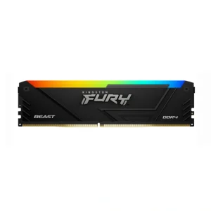 Kingston Fury Beast RGB 16GB DDR4 3200MT/s KF432C16BB2A/16 DIMM memory module front view