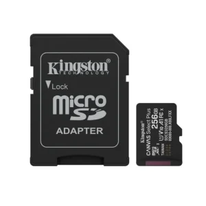 KINGSTON Canvas Select Plus 256GB Micro SDXC G3150R Memory Card front view