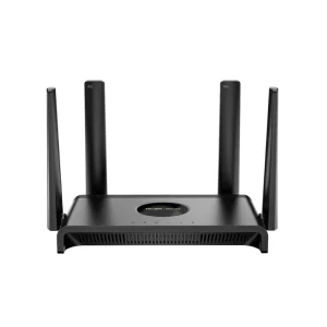 RG-EW300T 4G LTE router with 300Mbps Wi-Fi, four external antennas, LTE support and multiple LAN ports for wireless internet connection front side view
