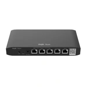 Ruijie-Reyee RG-EG105G-V3 Gigabit Cloud Router with 4 Gigabit LAN ports, 1 Gigabit WAN port and Ruijie Cloud management for business networks front view