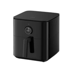XIAOMI Smart Air Fryer 6.5L BHR7357EU black smart hot air fryer with LCD display and WiFi Mi Home app control front side view