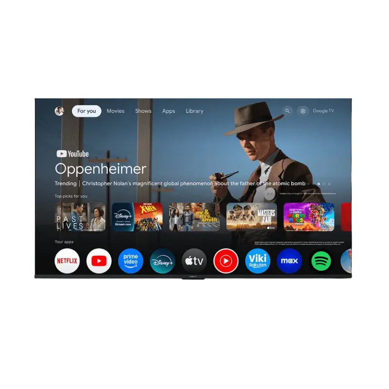 Xiaomi TV A 43U 43 inch 4K QLED Smart TV 2026 with HDR10+, Google TV and Dolby Audio app view