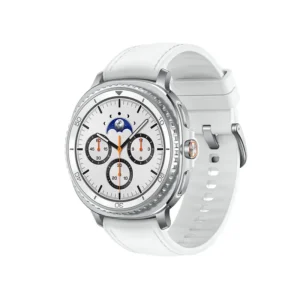 Samsung GW8 Classic 46mm SM-L500NZWAEUC White Smartwatch front side view