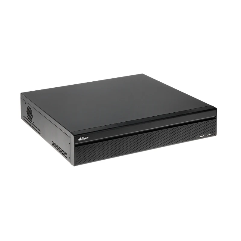 Dahua NVR5816-16P-4KS2E 16-channel network video recorder with 16 PoE ports front side view