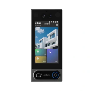 Dahua VTO6631QB-WP/VTO6631QS-WP IP Wi-Fi video intercom with 5-inch touchscreen and dual 2MP cameras front view