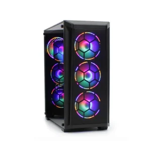 EWE Ryzen 5 7500F Gaming PC with RTX 5060 8GB, 16GB DDR5 RAM and 500GB NVMe SSD front view