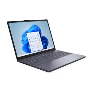 Lenovo IdeaPad Slim 3 15ARP10 blue laptop with AMD Ryzen 7 processor, 24GB RAM, 1TB SSD and 15.3-inch WUXGA display front side view